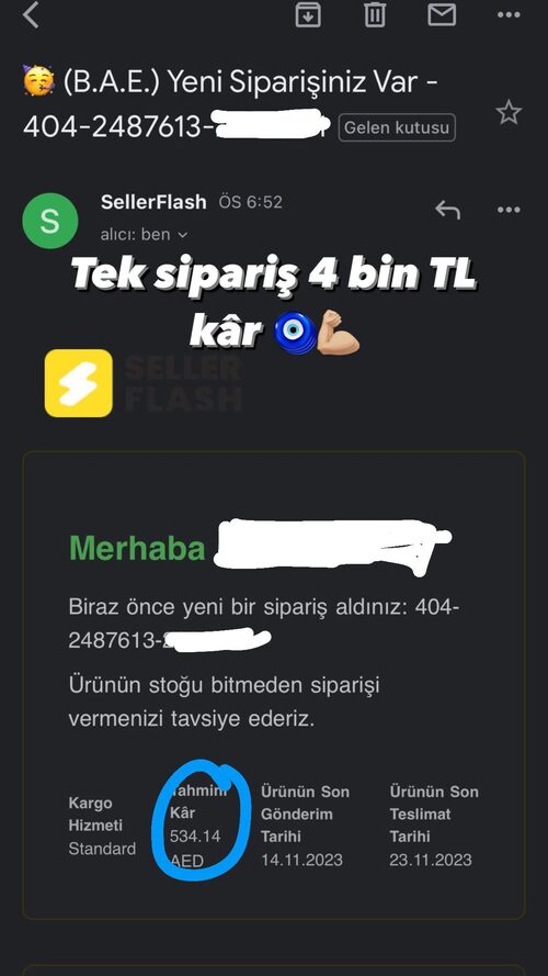 Tek sipariş 4.000 TL kâr